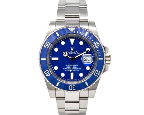 rolex submariner stainless steel blue index dial blue|new rolex submariner blue face.